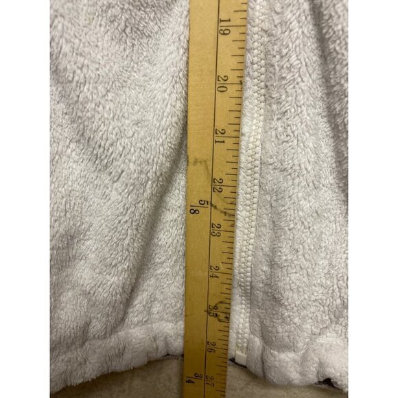 The North Face Pink Ribbon Breast Cancer Osito 2 Fleece Jacket White Size Medium - Picture 7 of 9